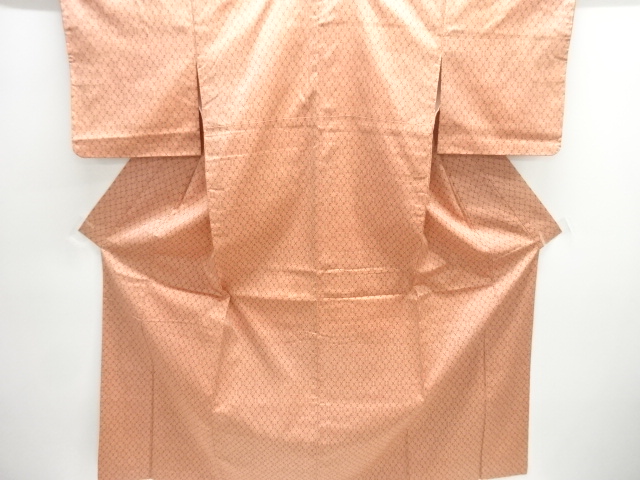 JAPANESE KIMONO / TSUMUGI / WOVEN ABSTRACT GRID